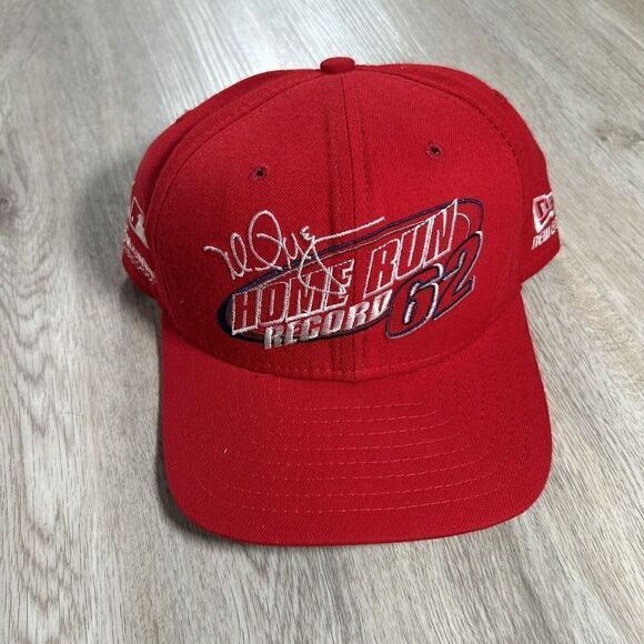 Vintage‎ New Era 1998 Mark McGwire St Louis Cardinals Hat Snapback MLB Red Cap - Picture 1 of 9
